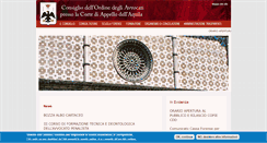 Desktop Screenshot of ordineavvocatilaquila.it